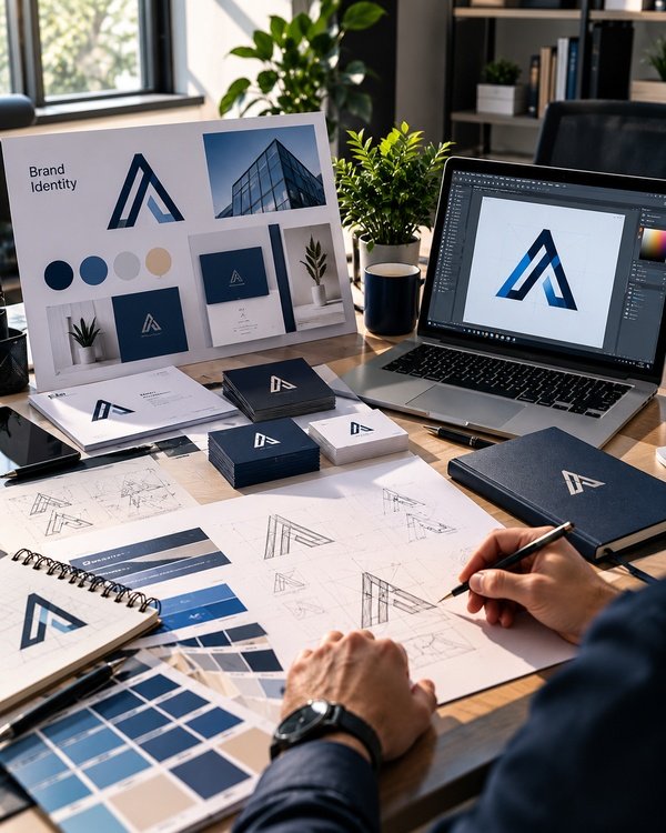 Professional logo design and brand identity services by NovaSeeks LLC