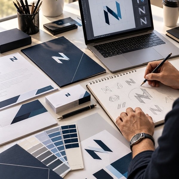 Logo design and brand identity development by NovaSeeks LLC